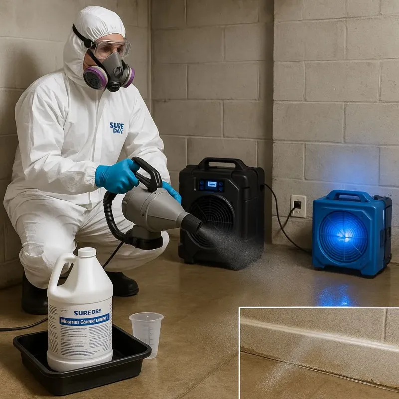 Sanitization and Odor Removal process in Mondovi, WI